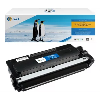 G&G XL suderinama kasetė Brother TN-2320 (15463) - juoda