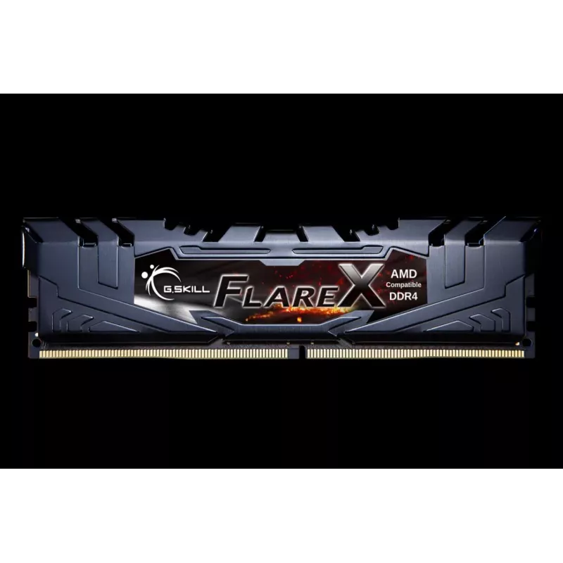 G.Skill Flare X 16GB (2x8GB) DDR4 3200MHz CL16-18-18-38 1.35V Non-ECC Unbuffered Desktop Memory Kit, Black