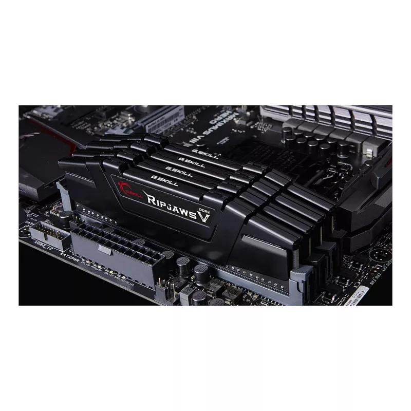 G.Skill Ripjaws V DDR4 rinkinys 128GB (4x32GB) 3200MHz CL16-18-18-38 1.35V keturių kanalų darbalaukio atmintis