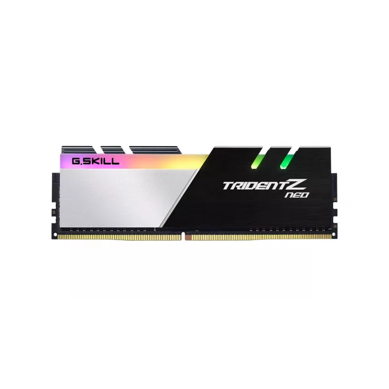 G.Skill Trident Z Neo 128GB (4x32GB) DDR4 3600MHz CL18 atminties rinkinys – juoda/sidabrinė RGB