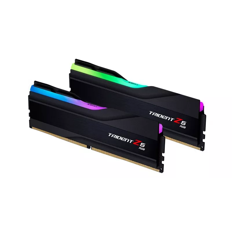 G.Skill Trident Z5 RGB 96GB (2x48GB) DDR5 6000 MT/s CL30 1.35V 288-pin DIMM Stalinio Kompiuterio Atminties Rinkinys - Juodas
