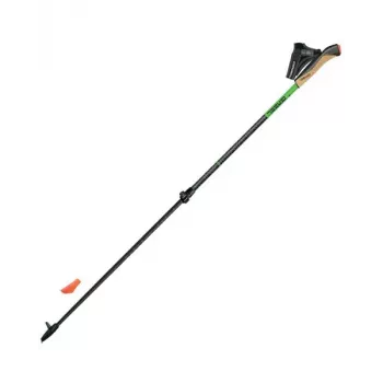 Gabel Carbon XT 2S-80 F.L. Reguliuojamos šiaurietiško ėjimo lazdos, 78-135 cm, juodos/žalios