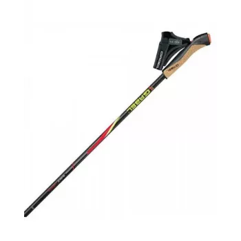 Gabel FX-75 Snake Carbon vaikščiojimo lazda, 125 cm, juoda