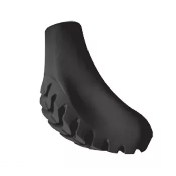 Gabel Nordic Walking lazdų antgaliai Walking Pad XXL Hard 05/27, juodi (2 vnt.)