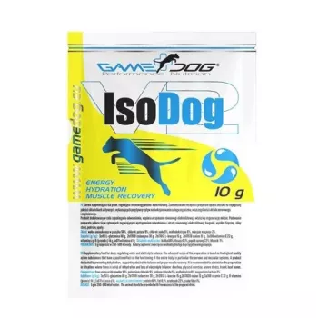 GAME DOG IsoDog izotoninis papildas šunims – 10 g miltelių paketėlis