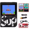 „GameBox R2“ nešiojama 8 bitų retro žaidimų konsolė su 400 žaidimų, 3 colių LCD, 1 valdikliu, TV RCA laidu, juoda