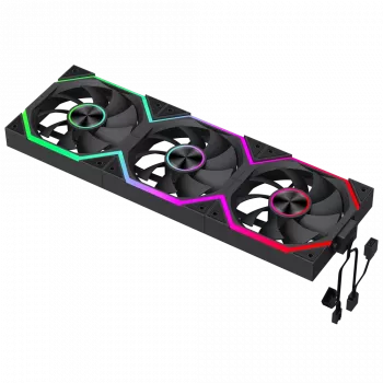 Gamemax FN12A-N2 WL 120mm korpuso ventiliatorius juodas
