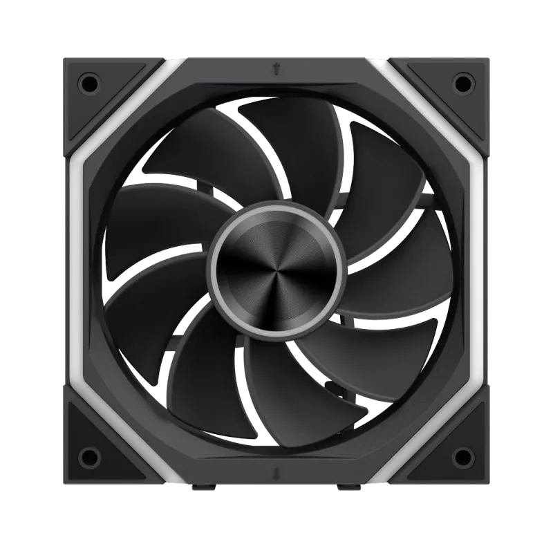 Gamemax FN12A-N2 WL-R korpuso ventiliatorius juodas