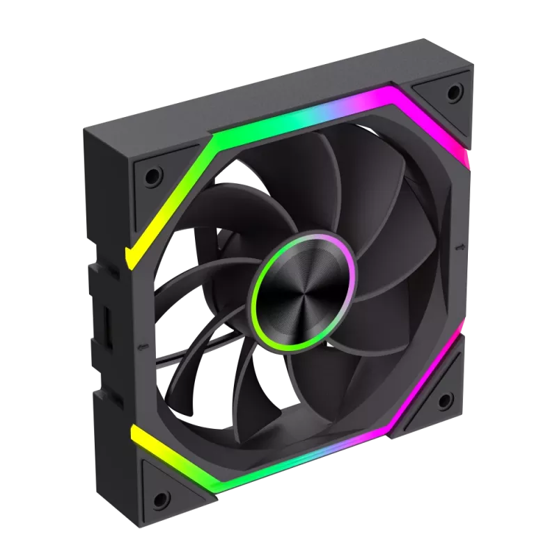 Gamemax FN12A-N2 WL-R korpuso ventiliatorius juodas