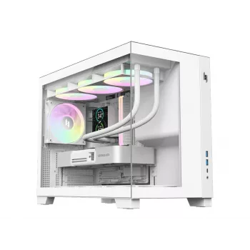 Gamemax NEX C33 WH M-ATX/BTF Computer Case White