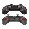 GameSir Cyclone 2 Tri-Mode belaidis žaidimų valdiklis su Hall Effect svirtimis ir gaidukais, RGB apšvietimu, programuojamais galiniais mygtukais, 6 ašių giroskopu, 20h baterija – juodas
