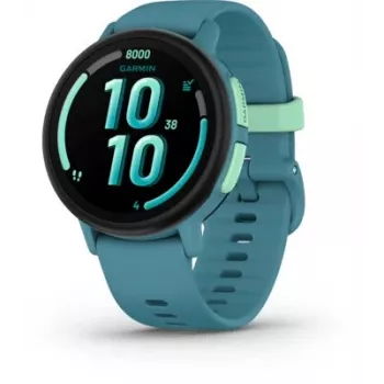 Garmin Bounce 2 GPS Wi-Fi LTE vaikiškas laikrodis turkio spalvos