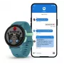 Garmin Bounce 2 GPS Wi-Fi LTE vaikiškas laikrodis turkio spalvos