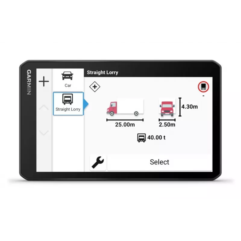 Garmin Dezl LGV720 GPS Navigation su 6,95 colio ekranu, Šiaurės Amerikos žemėlapiais ir sunkvežimių maršrutais