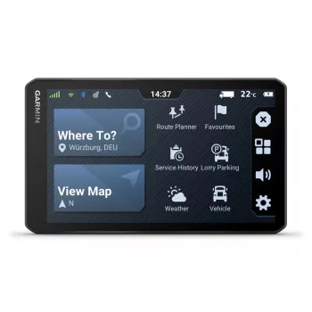 Garmin Dezl LGV720 GPS Navigation su 6,95 colio ekranu, Šiaurės Amerikos žemėlapiais ir sunkvežimių maršrutais