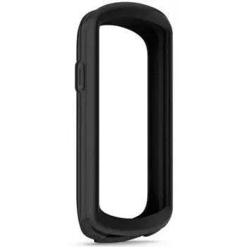 Garmin Edge 1040 silikoninis dėklas - juodas, prigludęs apsauginis dangtelis su neslystančiu paviršiumi, atsparus įbrėžimams ir dulkėms, visiškai prieinami mygtukai ir laikiklis