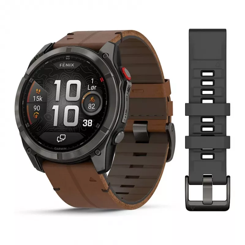 Garmin Fenix 8 Pro AMOLED Sapphire GPS 51mm laikrodis - Graphite Titanium