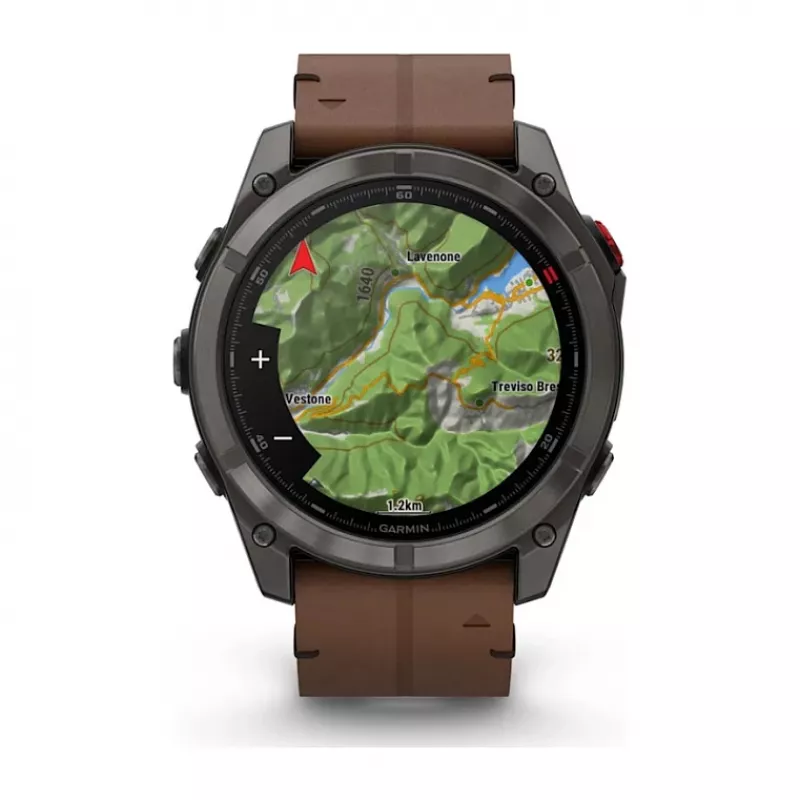 Garmin Fenix 8 Pro AMOLED Sapphire GPS 51mm laikrodis - Graphite Titanium