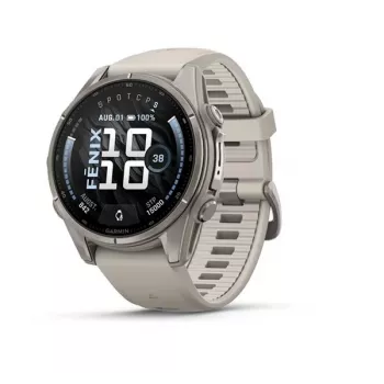 Garmin fenix 9 43 mm Titanium su Fog Grey apyranke