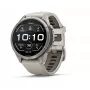 Garmin Fenix 9 Pro – 43mm Titanium su Fog Grey/Dark Sandstone silikoniniu dirželiu