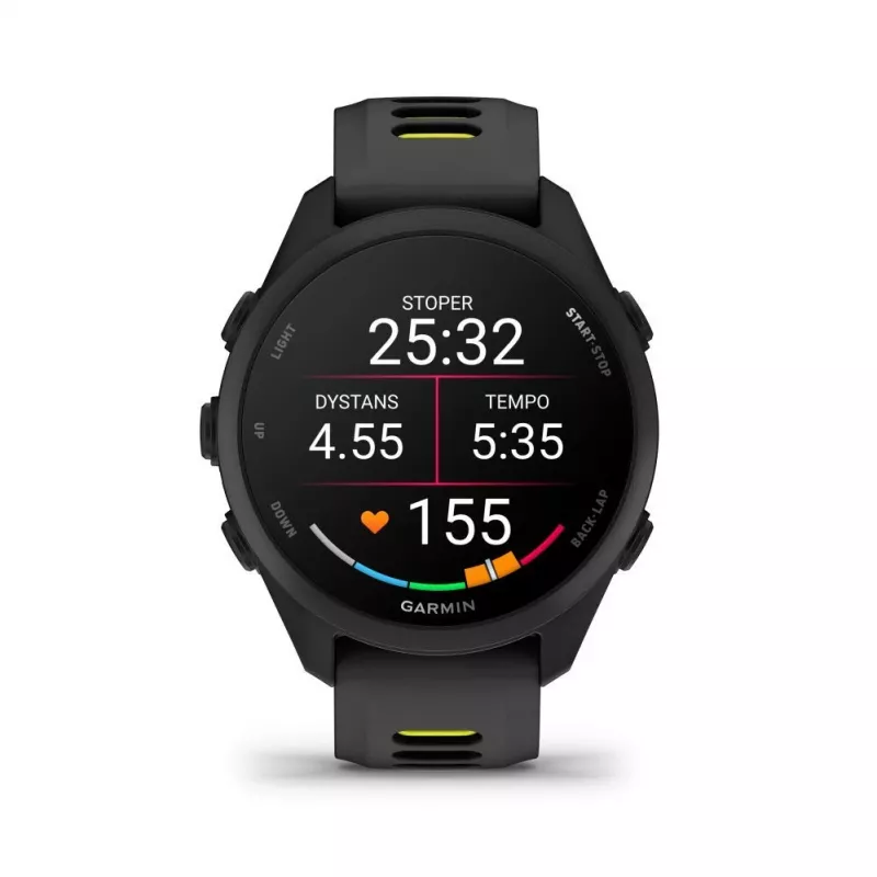 Garmin FORERUNNER 170 Black with Black/Amp Yellow Band
