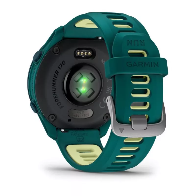 Garmin Forerunner 170 Music, Teal Green with Teal Green/Citron Band