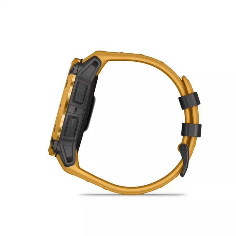 Garmin Instinct 3 – 50 mm, Solar Sunburst su Sunburst/Pilkas dirželis