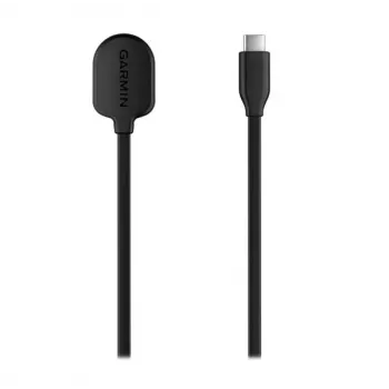 Garmin magnetiniai įkrovimo kabeliai, USB-C – 2 vnt. rinkinys su 3 keičiamais antgaliais (USB-C, Micro USB, Lightning), 1 m ir 2 m nailono pynė, 60W greitas įkrovimas, duomenų sinchronizavimas, 360° sukimasis, LED indikatorius, juoda