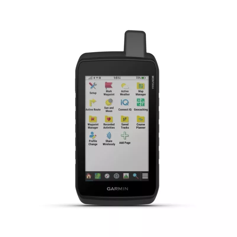 Garmin Montana 710 – tvirtas GPS delninis kompiuteris su lietimui jautriu ekranu