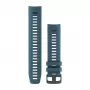 Garmin QuickFit 22 laikrodžio dirželis, skirtas Instinct, Fenix, Forerunner, Epix – Lakeside Blue silikoninis