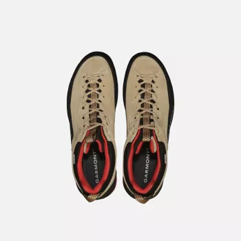 Garmont Dragontail WP Approach Shoes - Cornstalk Beige/Tomato Red, EU 41.5