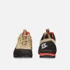 Garmont Dragontail WP Approach Shoes - Cornstalk Beige/Tomato Red, EU 41.5