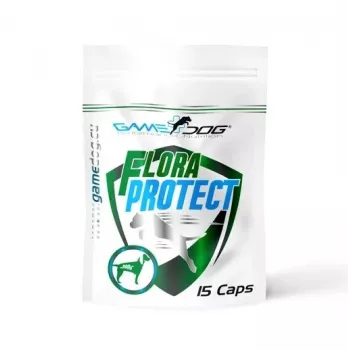 GDO GAME DOG Flora Protect Probiotikas šunims ir katėms, 15 kapsulių