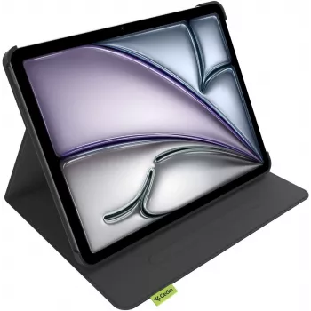 Gecko Covers Cactus Cover Tablet Folio Case, skirta Apple iPad Air 13 colių (2024-2026) - Juoda