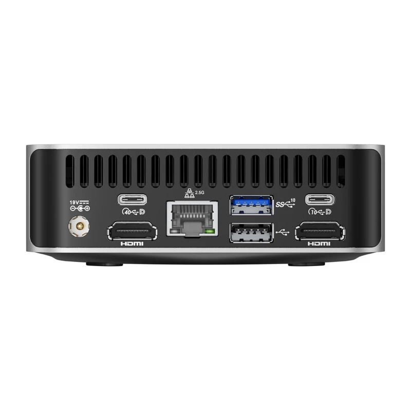GEEKOM A8 Mini PC, AMD Ryzen™ 7 8745HS, 16 GB DDR5, 1 TB PCIe Gen4 SSD, Windows 11 Pro, juoda