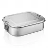GEFU ENDURE Small Lunch Box 0,7 l nerūdijančio plieno su žaliu silikoniniu tarpeliu
