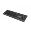 Gembird KB-MCH-06-CYRL plona laidinė daugialypės terpės klaviatūra su Type-C adapteriu, kirilicos išdėstymas, juoda