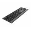 Gembird KB-MCH-06 plonas laidinis multimedijos klaviatūra su Type-C adapteriu, JAV išdėstymu, juoda