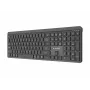 Gembird KB-WPS-03 belaidė klaviatūra su dvigubu ryšiu (2.4G + Bluetooth), US išdėstymas, juoda