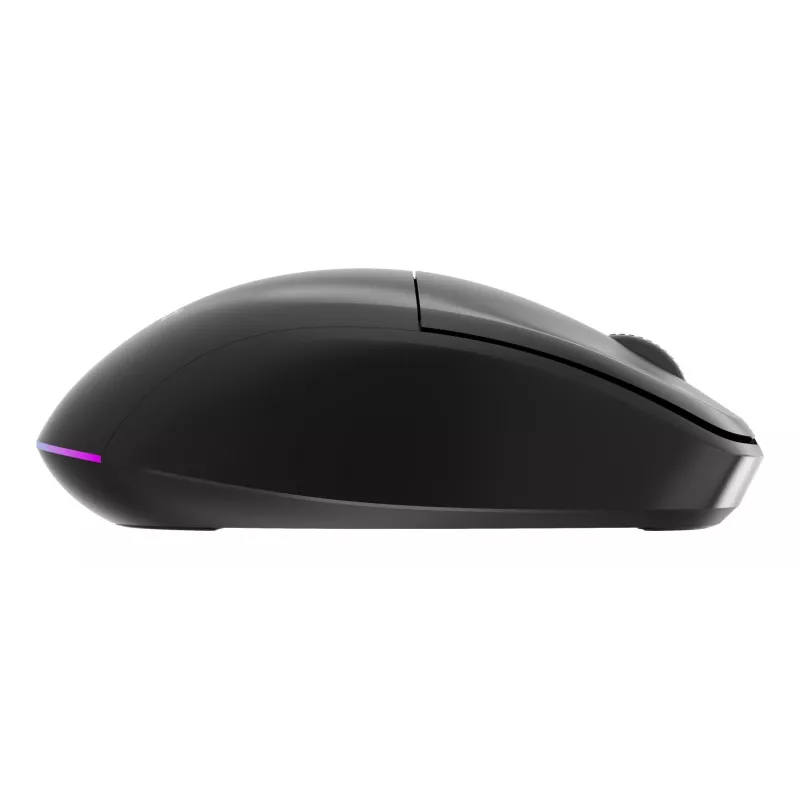 Gembird MUSW2-6B-01 Dual-mode Wireless Mouse, 2.4 GHz + Bluetooth 5.0, 1600 DPI, 6 Mygtukai, Juoda