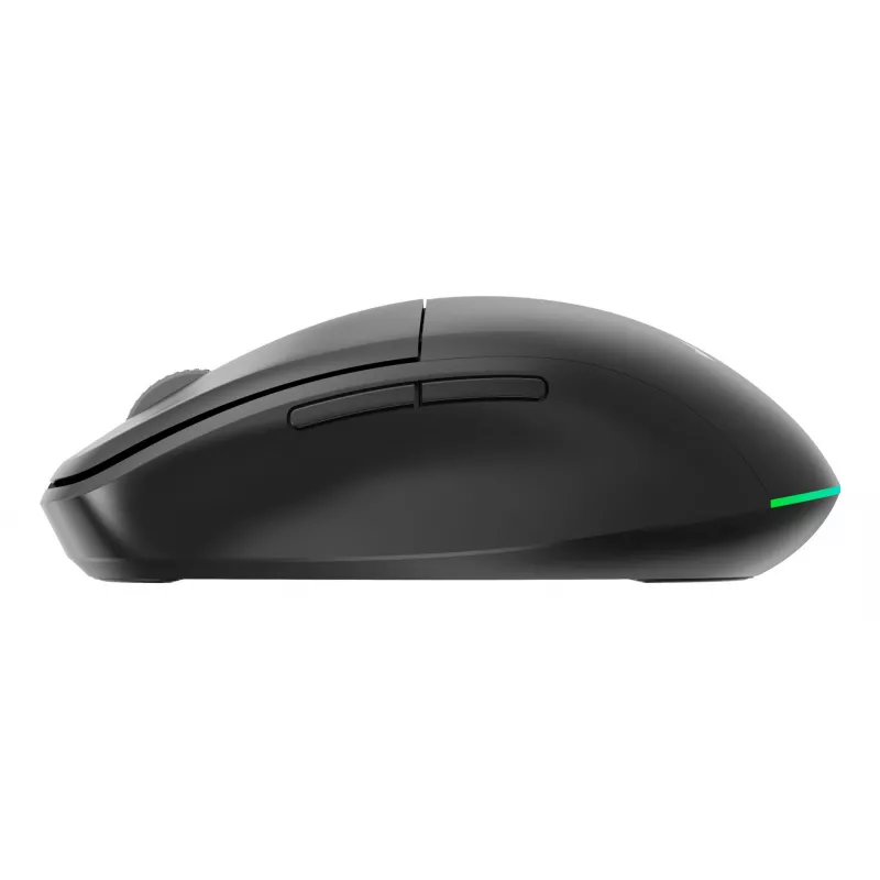 Gembird MUSW2-6B-01 Dual-mode Wireless Mouse, 2.4 GHz + Bluetooth 5.0, 1600 DPI, 6 Mygtukai, Juoda
