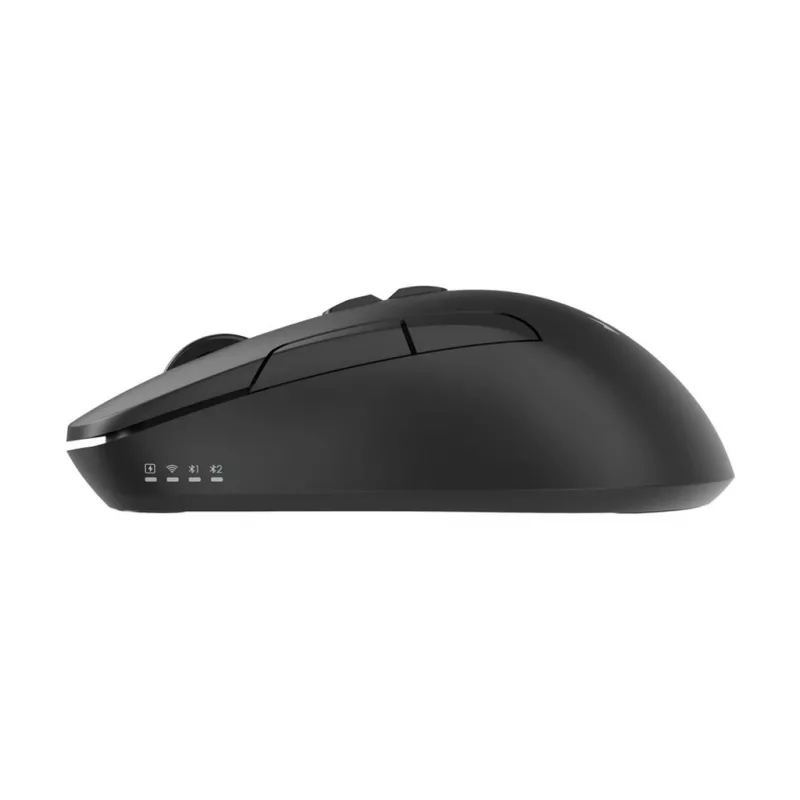 Gembird MUSW2-7B-01 belaidė pelė su dvejopu ryšiu (2.4G + Bluetooth), 1600 DPI, 7 mygtukai, juoda