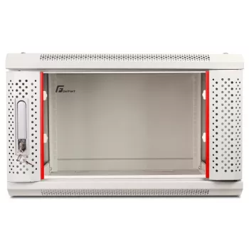 GETFORT 19 colių 6U sieninis tinklo spintos kabinetas 600x450 mm pilkas (WGF06-64EH-WGG)