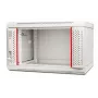 GETFORT 19 colių 6U sieninis tinklo spintos kabinetas 600x450 mm pilkas (WGF06-64EH-WGG)