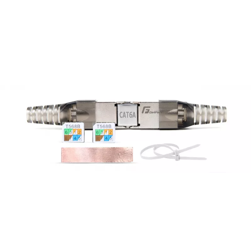GETFORT 58460 CAT.6A Toolless Shielded RJ45 Keystone Jack modulis