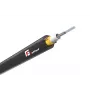GETFORT ARAMID 12J 12 pluoštų OS2 vienmodis vidaus/lauko paskirstymo kabelis, 1m, LSZH, geltonas