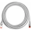 GETFORT Cat.6A S/FTP LSOH pataisos laidas 3 m pilkas