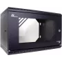 GETFORT ECO v3 19 colių 6U sieninis tinklo spintos korpusas su grūdinto stiklo durimis, 520x450 mm, juodas