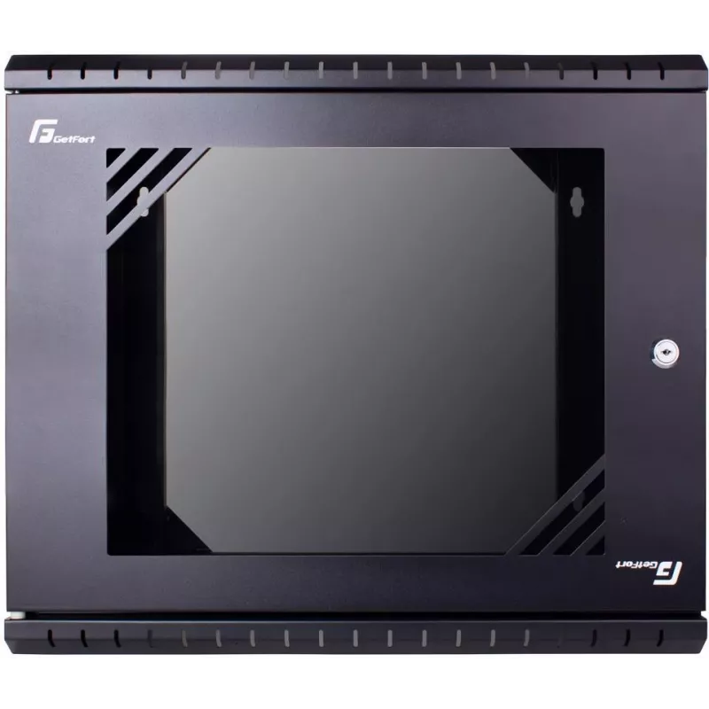 GETFORT ECO v3 Sieninis 19 inch 9U Rack Spinta 520x340 mm Juoda - WGF09-53E-WGBv3