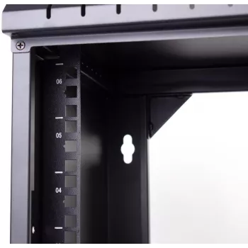 GETFORT ECO v3 Sieninis 19 inch 9U Rack Spinta 520x340 mm Juoda - WGF09-53E-WGBv3